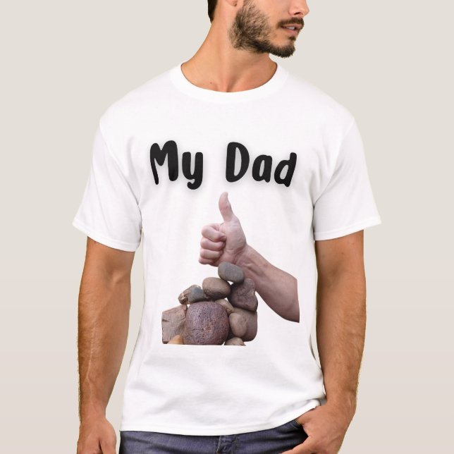 Camiseta Meu Pai Rocks (Frente)