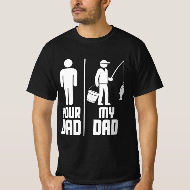 Camiseta Meu Pai Seu Pai Pescaria (Frente)
