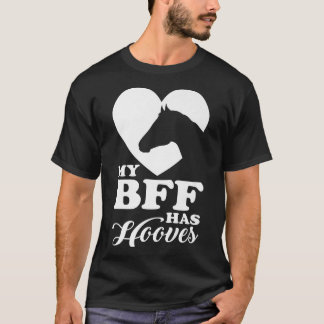 Camiseta Meu pai tem cascos andando a cavalo