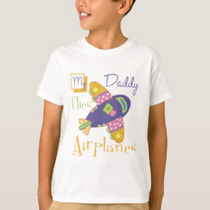 Camiseta Meu pai voa aviões