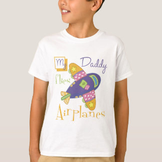 Camiseta Meu pai voa aviões