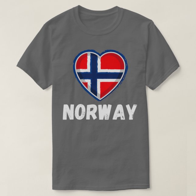 Camiseta Meu País Meu Amor Noruega (Frente do Design)
