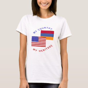 Camiseta Meu País Minha Herança Armênia