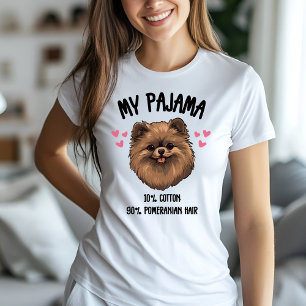 Camiseta Meu Pajama - 10% de algodão, 90% de cabelo da Pome