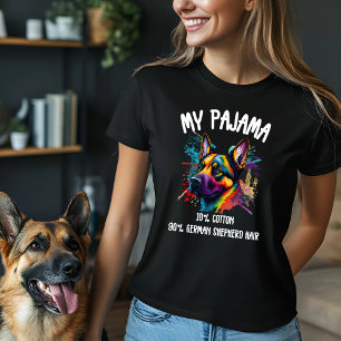 Camiseta Meu Pajama - 10% de algodão, 90% de cabelo de Germ