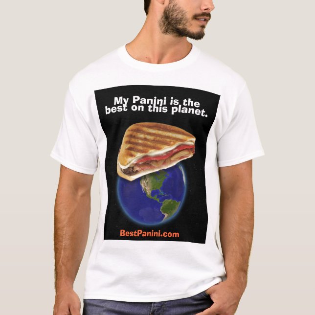 Camiseta Meu Panini é o melhor neste planeta (Frente)
