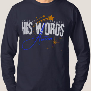 Camiseta Meu Pão Diário Espírito Santo Gratidão Cristã