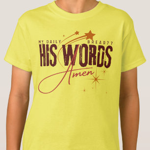 Camiseta Meu Pão Diário - Evangelho Cristo Reza Jesus Amare