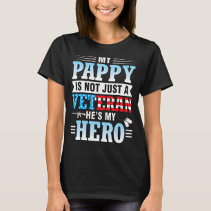 Camiseta Meu Pappy não é apenas um veterano. Ele é meu heró