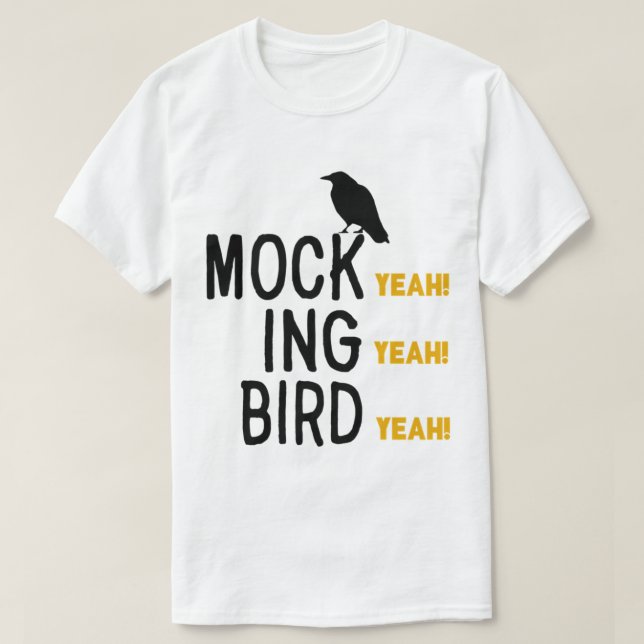 Camiseta Meu Pássaro Ing De Mock Mock Ing Do Amp Dumber Do  (Frente do Design)