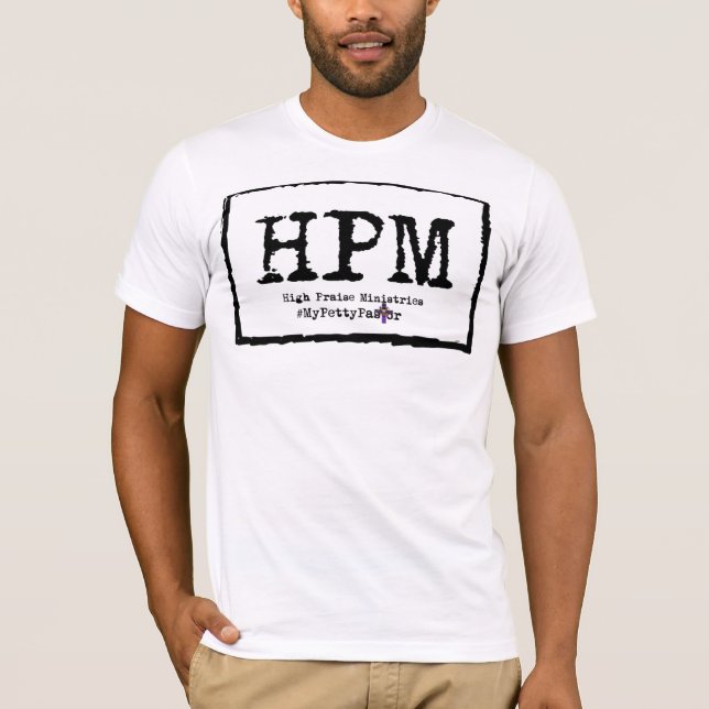 CAMISETA MEU PASTOR PETTY T SHIRT BRANCO E PRETO (Frente)