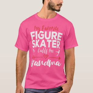 Camiseta Meu Patinador Artístico Favorito Me Chama de Vovó