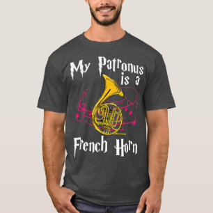 Camiseta Meu Patronus É Um Presente Francês De Músico En