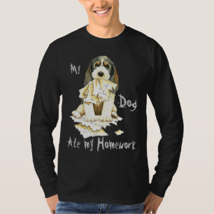Camiseta Meu PBGV Comeu Meu Trabalho De Casa