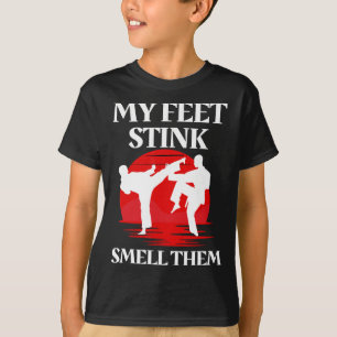 Camiseta Meu Pé Cheira A Artes Marciais Karate Taekw