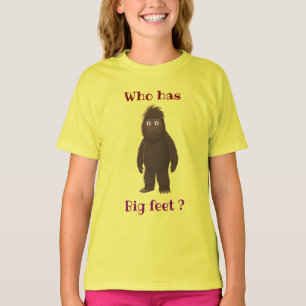 Camiseta Meu pé grande