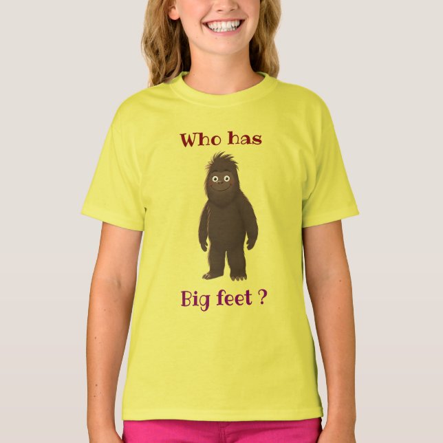 Camiseta Meu pé grande (Frente)