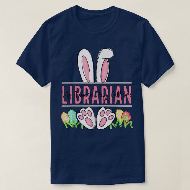 Camiseta Meu Peep Favorito Me Chame De Bibliotecário Da (Frente do Design)