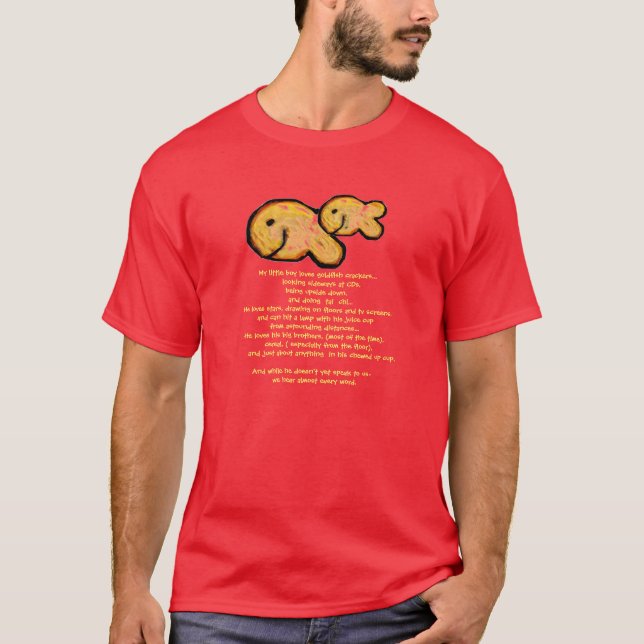 Camiseta Meu peixe dourado dos amores de Little Boy (Frente)