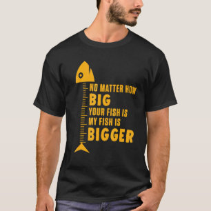 Camiseta Meu Peixe É Um Pescador Maior Pescado Esportes De