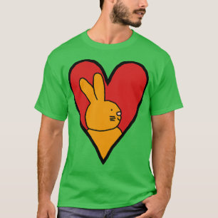 Camiseta Meu pequeno Namorados de coelho da Páscoa