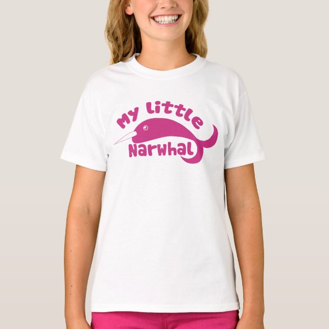 Camiseta Meu pequeno Narwhal (Frente)
