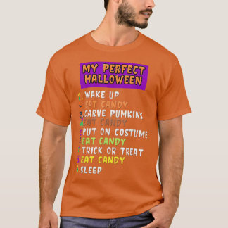 Camiseta Meu Perfeito Esqueleto Engraçado De Halloween Lega