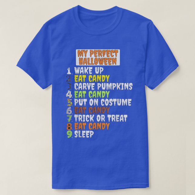 Camiseta Meu Perfeito Esqueleto Engraçado De Halloween Zomb (Frente do Design)
