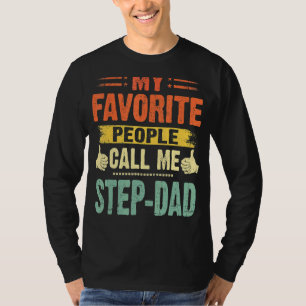 Camiseta Meu Pessoas Favorito Me Chame De Pai Passo Vintage