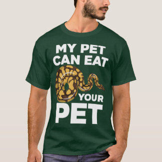 Camiseta Meu Pet Pode Comer Sua Pet Engraçada CobraTShirt