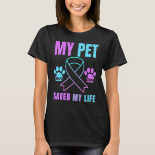 Camiseta Meu Pet Salvou Minha Vida Prevenção Suicida Emocio