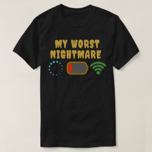 Camiseta Meu Pior Pesadelo Presentes engraçados para jogado