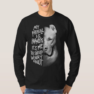 Camiseta Meu Pitbull é inofensivo Cotação Itens de Cachorro