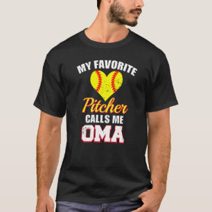 Camiseta Meu Pitcher Favorito Me Chama De Oma Pitcher Softb