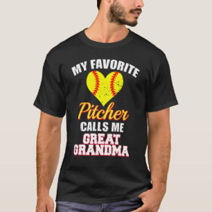 Camiseta Meu Pitcher Favorito Me Chama De Vovó Excelente So