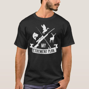Camiseta Meu plano de aposentadoria dá presentes para uma c