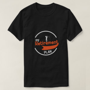 Camiseta Meu plano de aposentadoria golfe