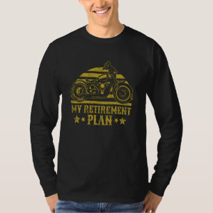 Camiseta Meu Plano de Aposentadoria Moto Motociclista Ciclo
