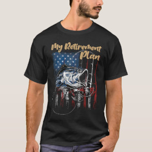Camiseta Meu Plano de Aposentadoria Pesca Antiga