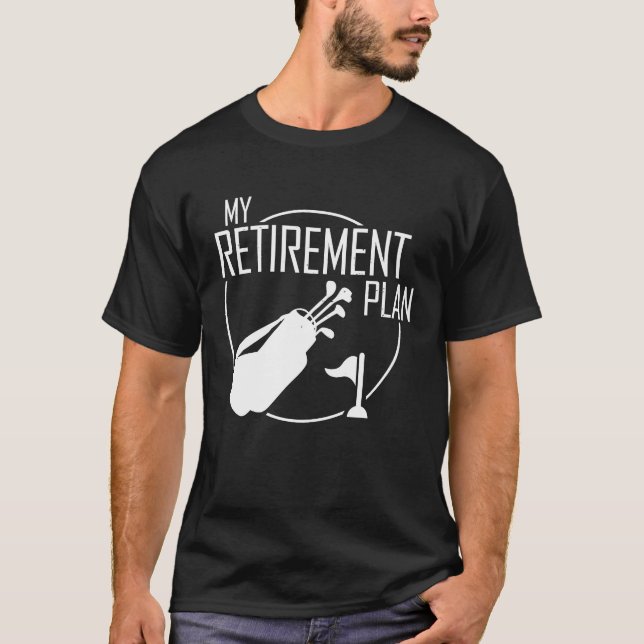 Camiseta Meu Plano de Reforma Golf Golfistas Melhor Pai Gol (Frente)