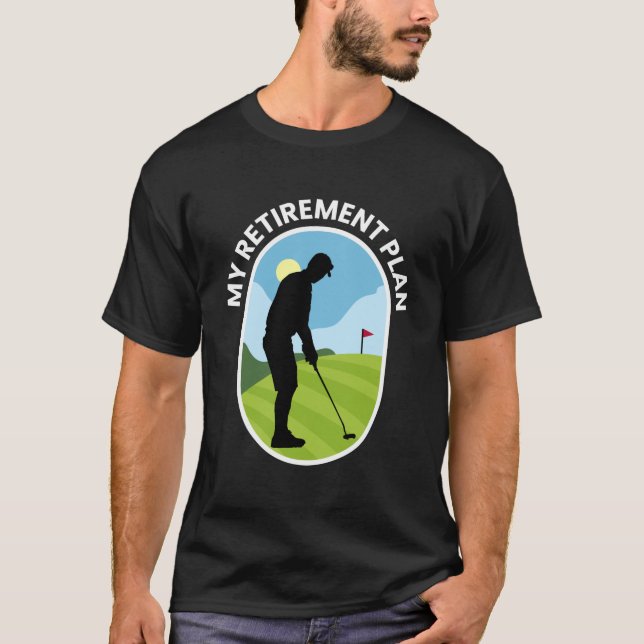 Camiseta Meu Plano de Reforma - Planejamento de Golfe Apose (Frente)