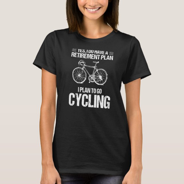 Camiseta Meu Plano de Reforma Vai Ciclar Bicicleta Com Amor (Frente)