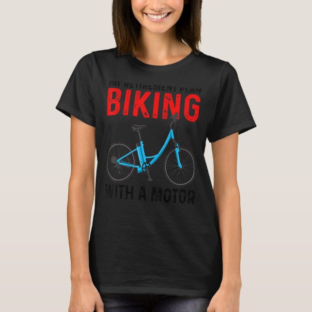 Camiseta Meu Plano De Retirada Está Comprando Com Uma Bicyc (Frente)