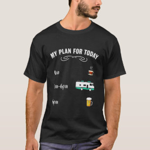 Camiseta Meu Plano Para Hoje Café Rv Beer