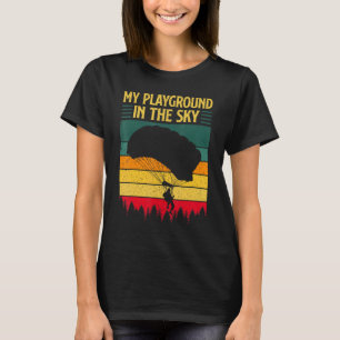 Camiseta Meu Playground É O Skydiving Do Céu