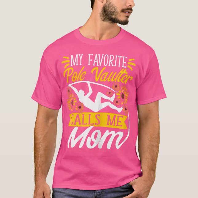 Camiseta Meu Pole Favorito Me Chama Mãe Valendo Vau (Frente)