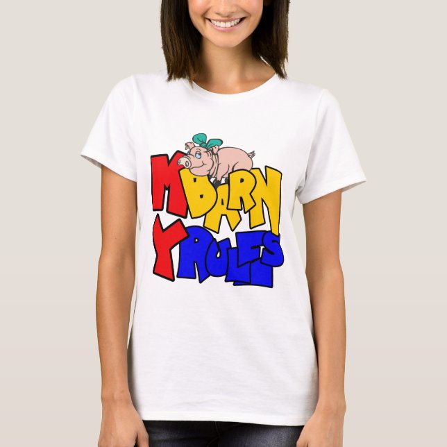 Camiseta Meu Porco de Regras do Barn (Frente)