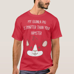Camiseta Meu porco guineense é um animal inteligente e inte