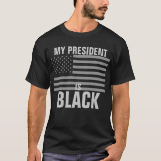 Camiseta Meu presidente é preto