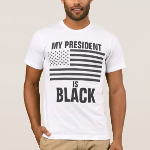 Camiseta Meu presidente é preto